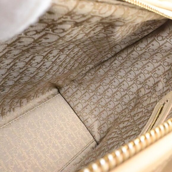 CHRISTIAN DIOR Lady Cannage 2Way Shoulder Hand Tote Bag Leather Beige 689RK841 - Picture 2 of 14